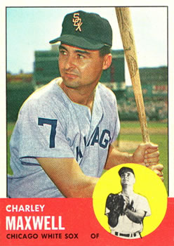 1963 Topps Baseball Cards      086      Charley Maxwell